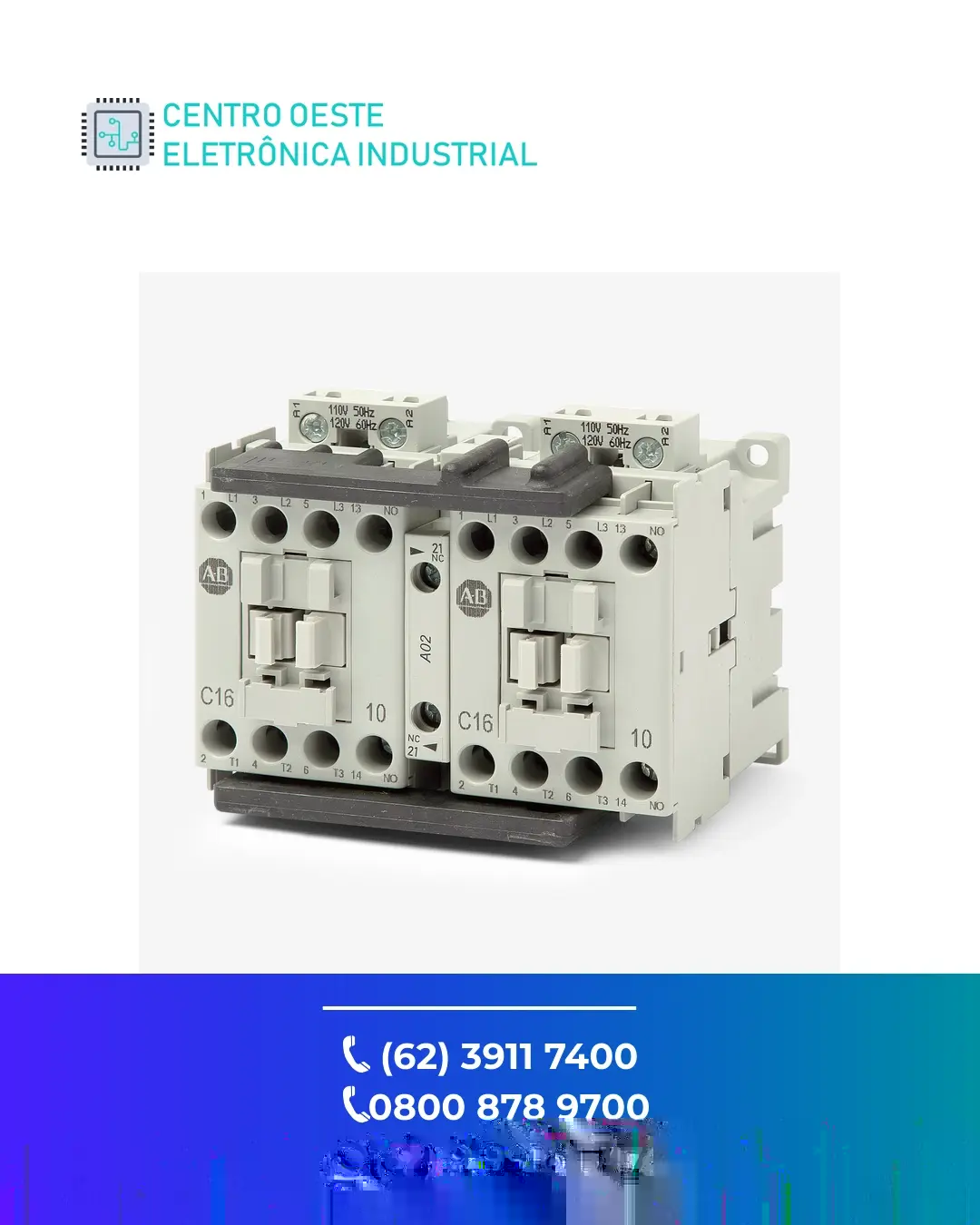 ASSISTÊNCIA TÉCNICA CONTATOR ALLEN BRADLEY 104 C GOIÁS