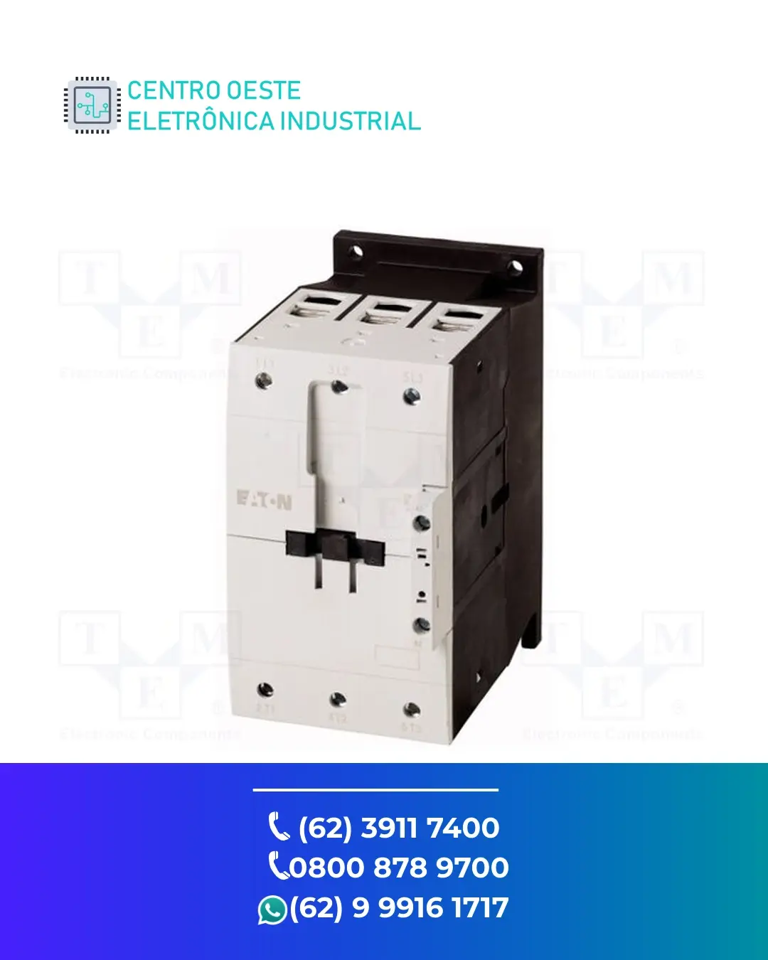 ASSISTÊNCIA TÉCNICA CONTATOR EATON DILM170 BRASIL