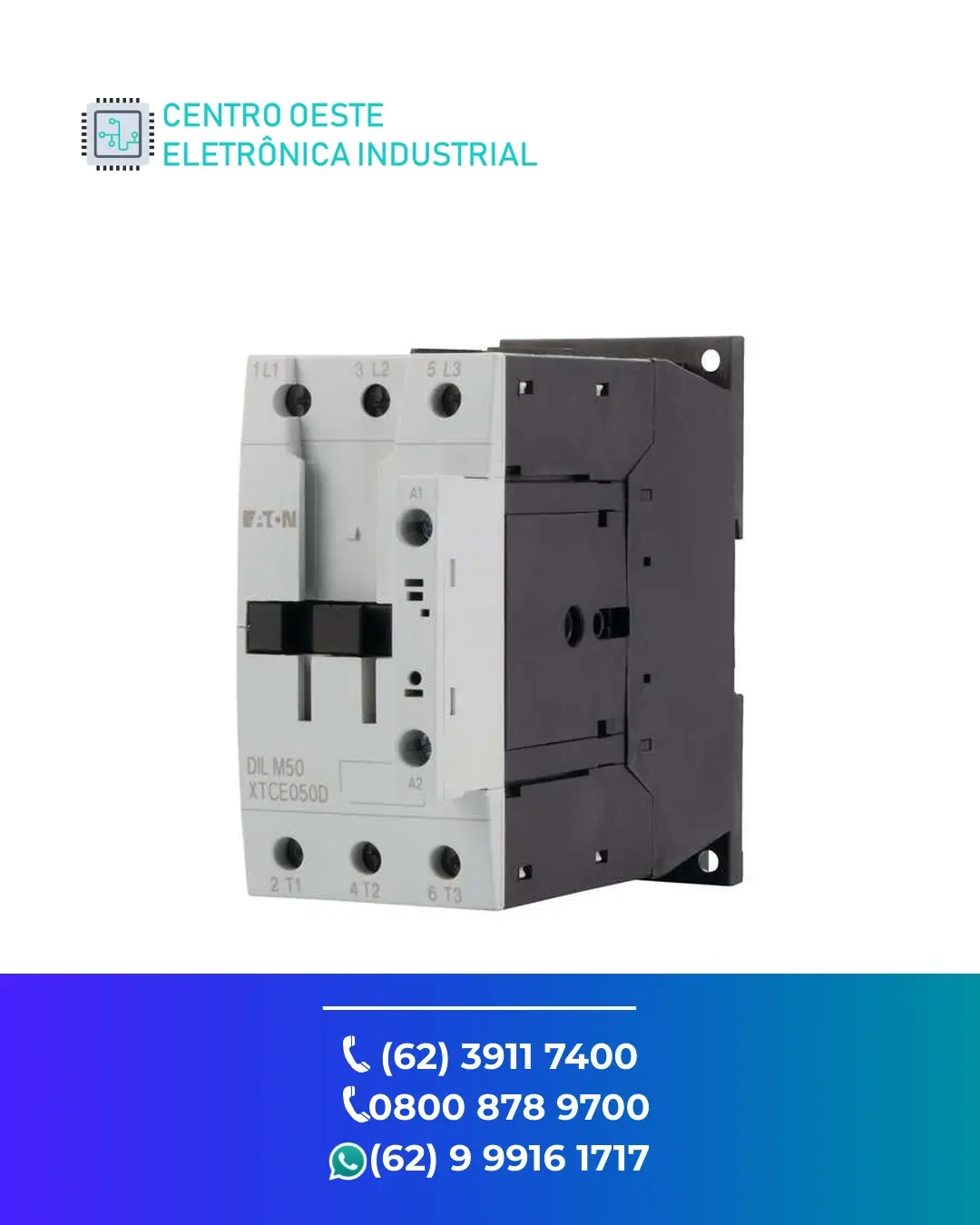 ASSISTÊNCIA TÉCNICA CONTATOR EATON DILM50 GOIÁS