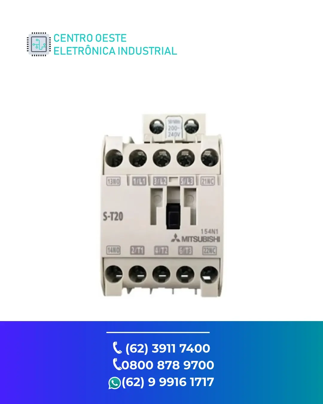 ASSISTÊNCIA TÉCNICA CONTATOR MITSUBISHI S T20 BRASIL