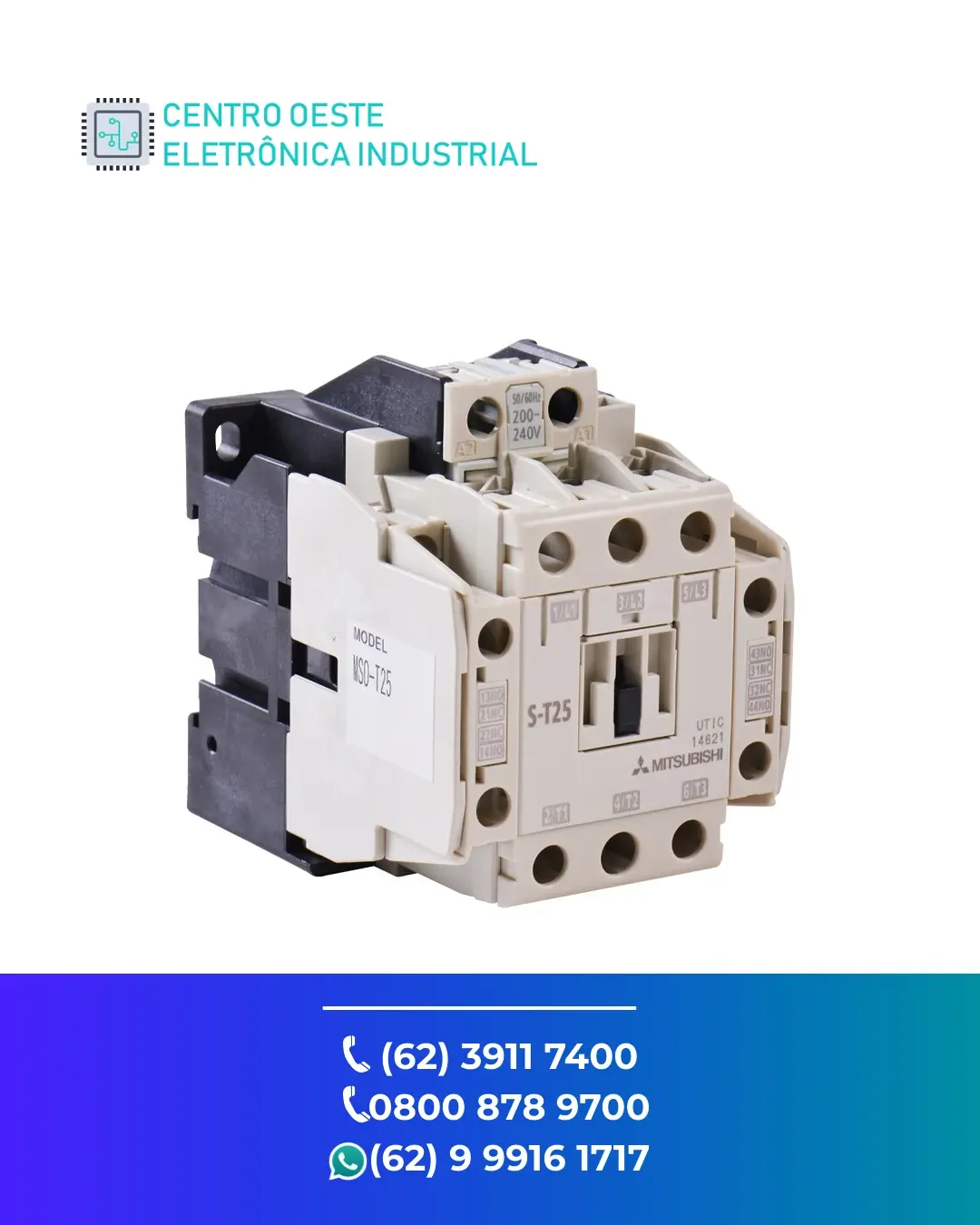 ASSISTÊNCIA TÉCNICA CONTATOR MITSUBISHI S T25 BRASIL