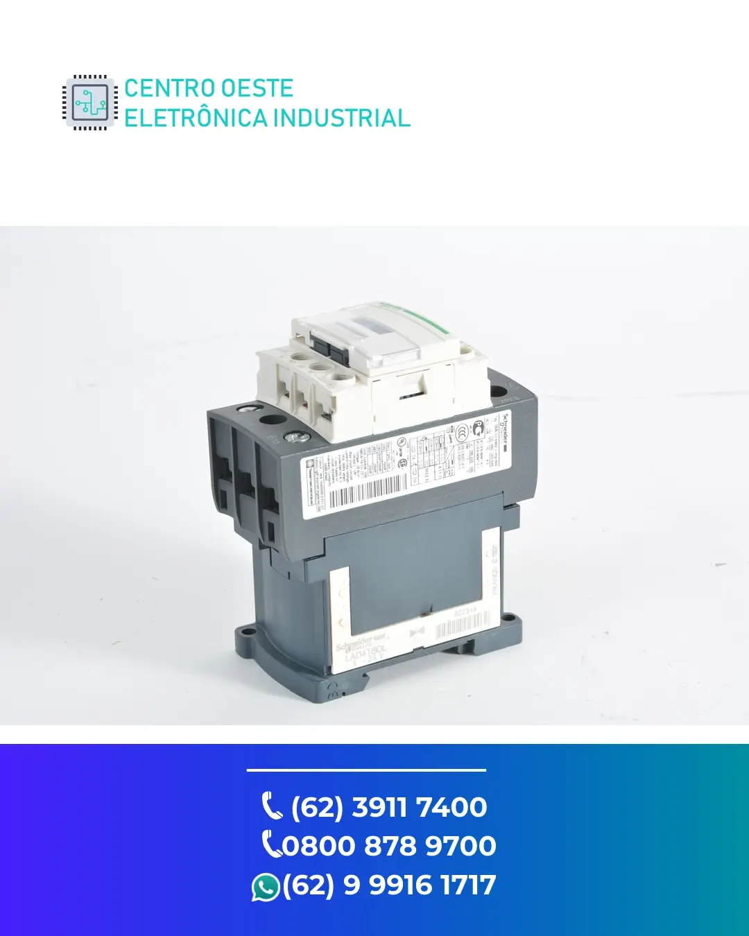 ASSISTÊNCIA TÉCNICA DE CONTATOR SCHNEIDER TESYS F GOIANIA