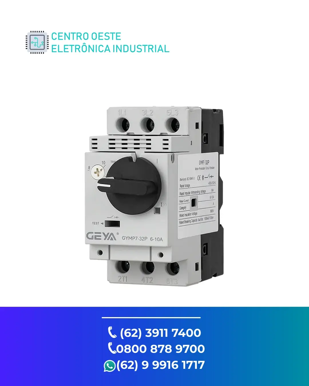 ASSISTÊNCIA TÉCNICA DE DISJUNTOR MOTOR YASKAWA MOTOR BREAKER BRASIL