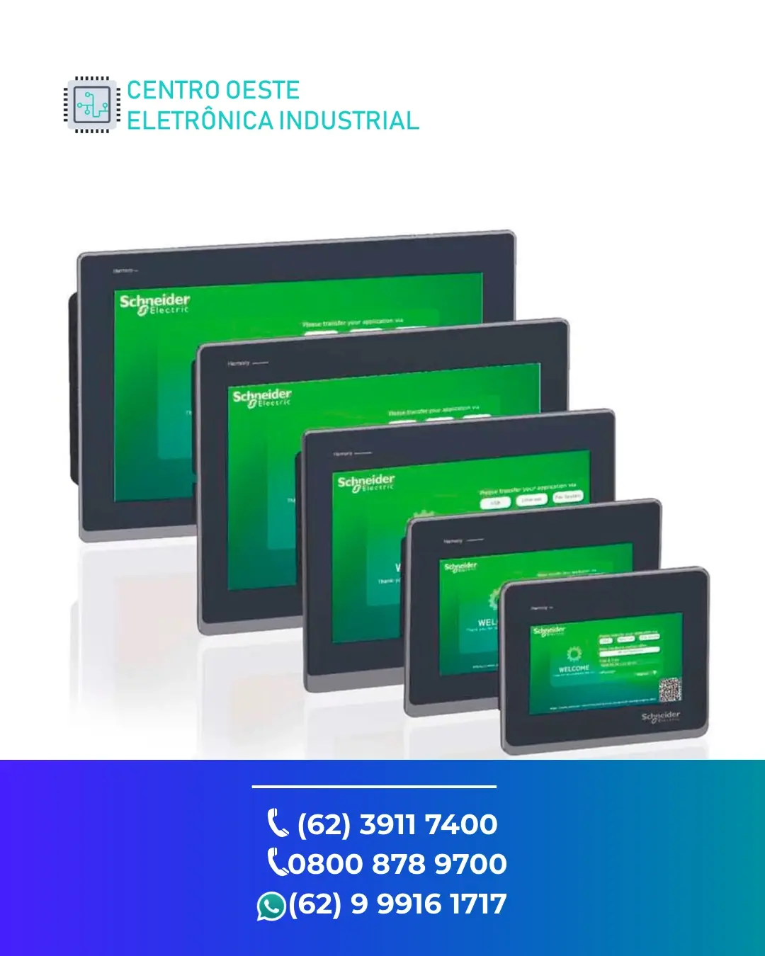 ASSISTÊNCIA TÉCNICA DE IHM SCHNEIDER HARMONY ST6 GOIANIA