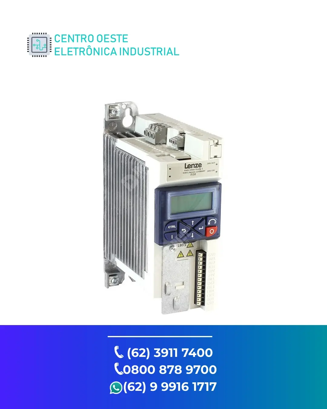 ASSISTÊNCIA TÉCNICA DE INVERSOR LENZE I500 GOIANIA