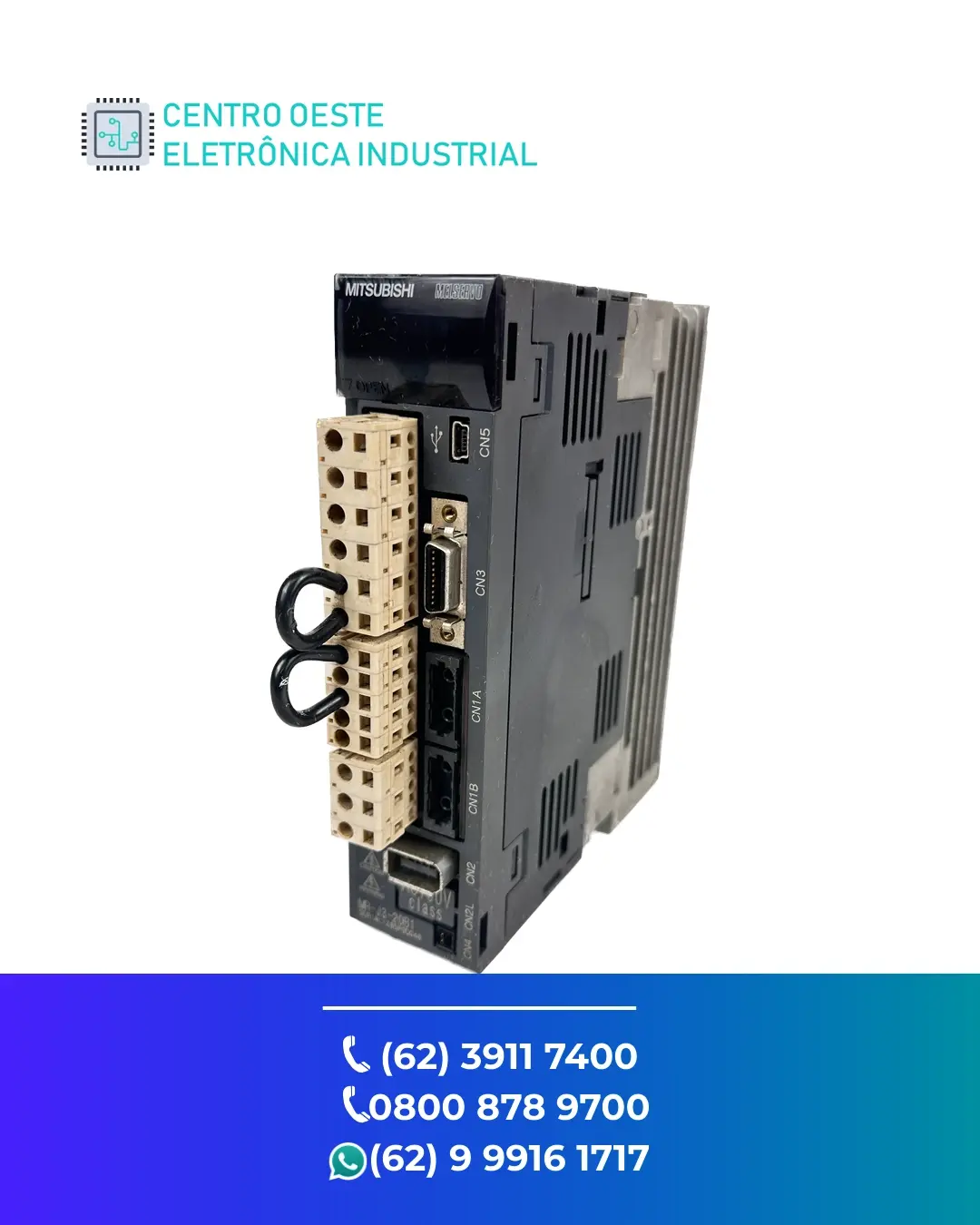 ASSISTÊNCIA TÉCNICA DE SERVO DRIVE MITSUBISHI MELSERVO GOIANIA