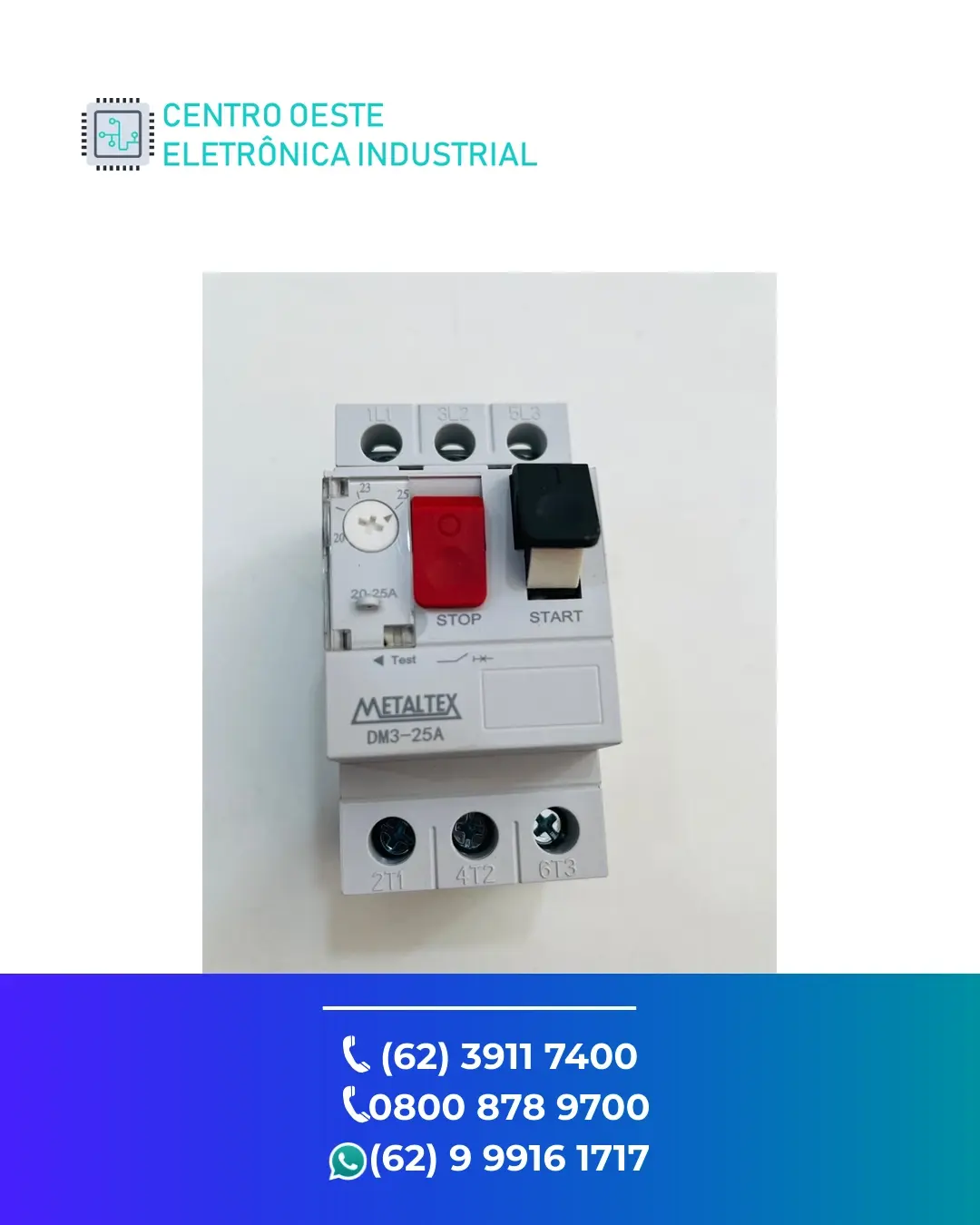 ASSISTÊNCIA TÉCNICA DISJUNTOR MOTOR DELTA MMS GOIÁS