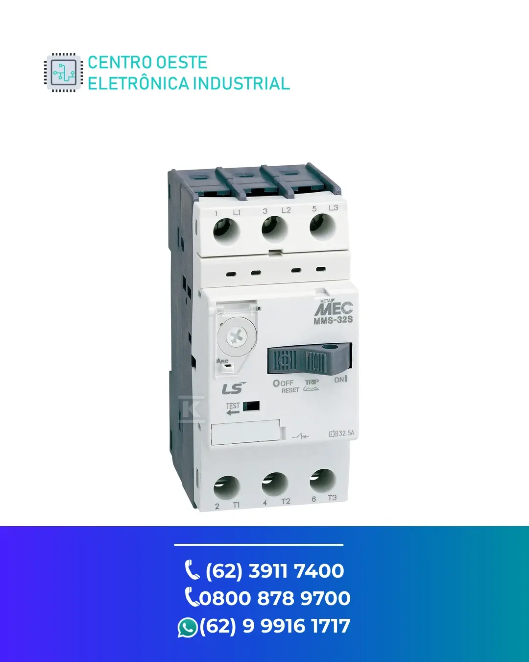 ASSISTÊNCIA TÉCNICA DISJUNTOR MOTOR OMRON MMS LINE GOIANIA