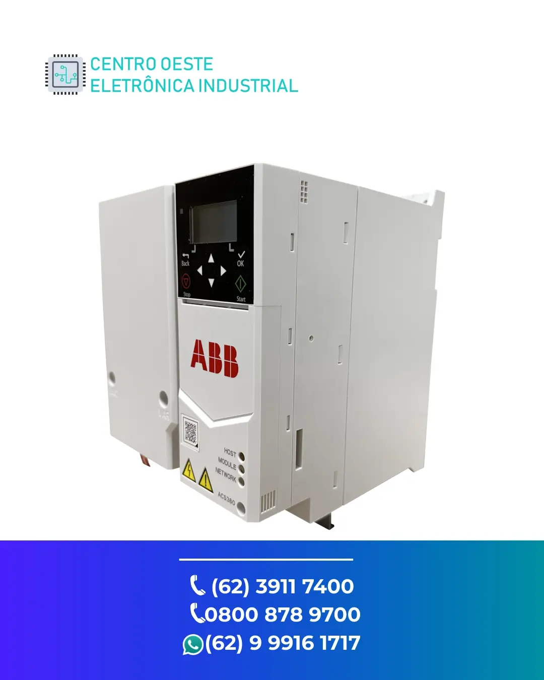 ASSISTÊNCIA TÉCNICA INVERSOR ABB ACS380 GOIANIA