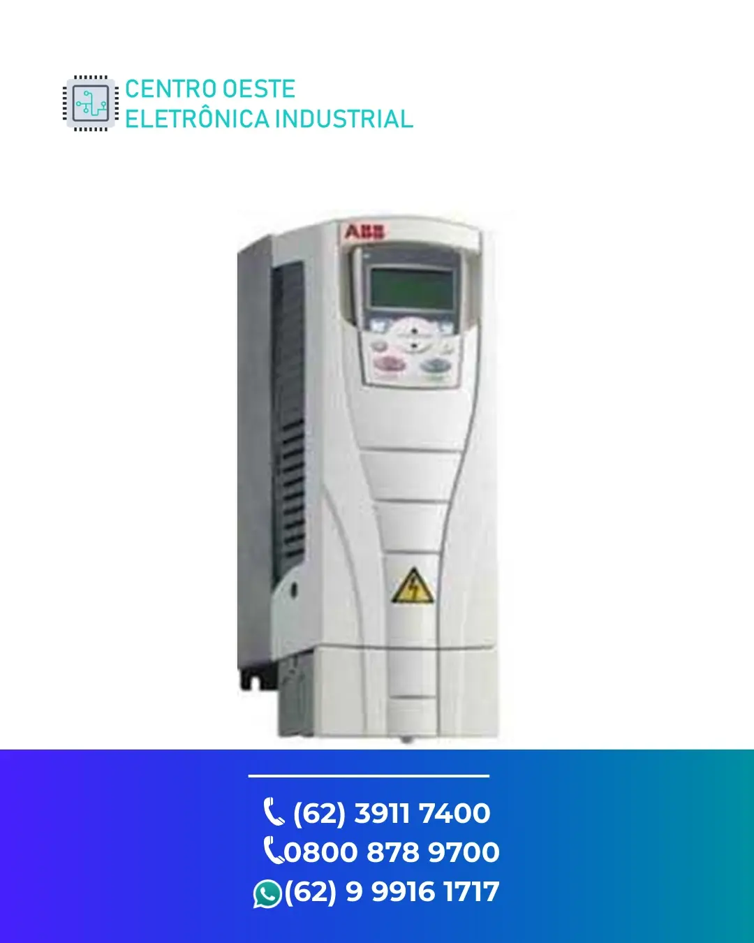 ASSISTÊNCIA TÉCNICA INVERSOR ABB ACS55 GOIÁS