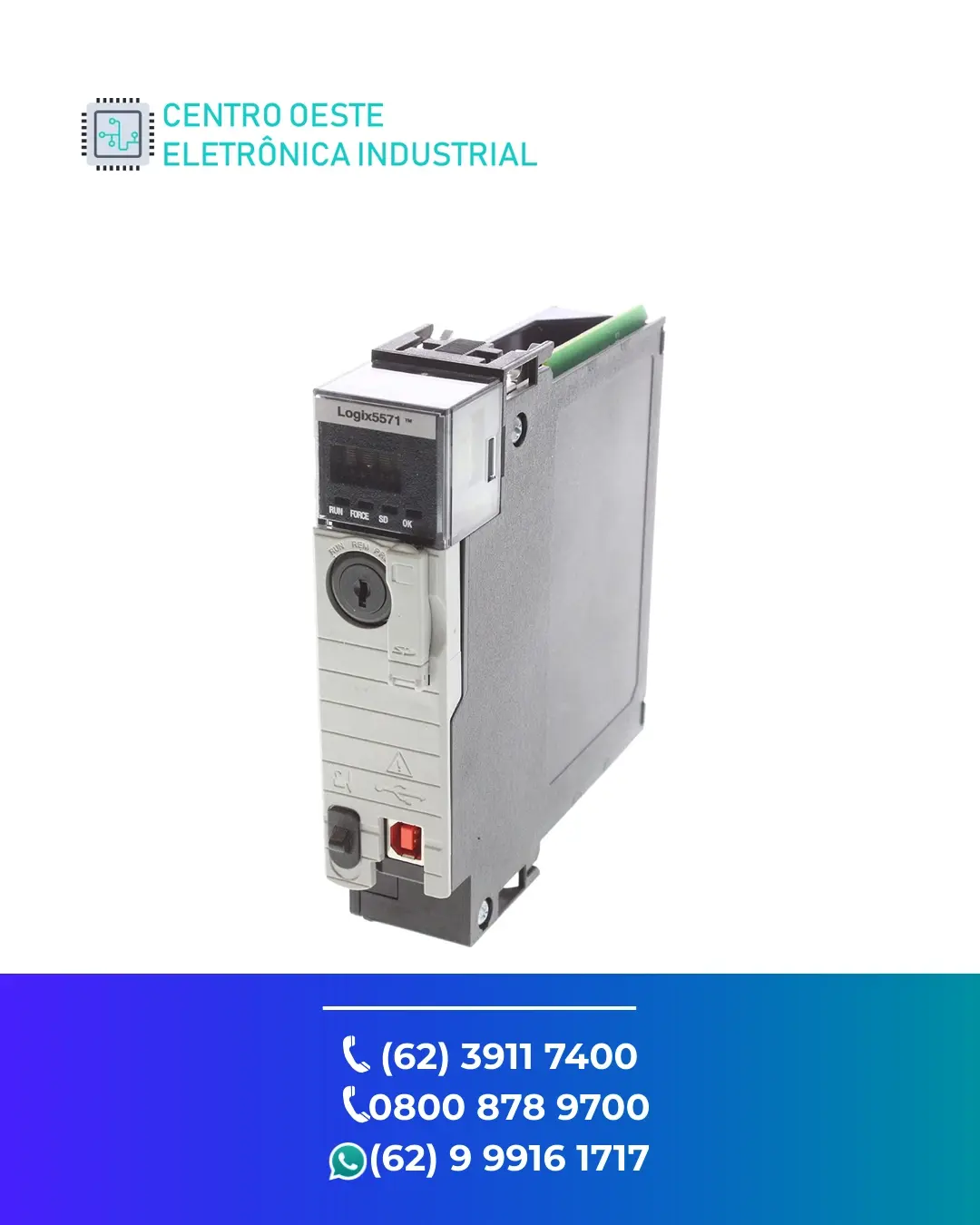 ASSISTÊNCIA TÉCNICA PLC ALLEN BRADLEY CONTROLLOGIX L63 GOIÁS