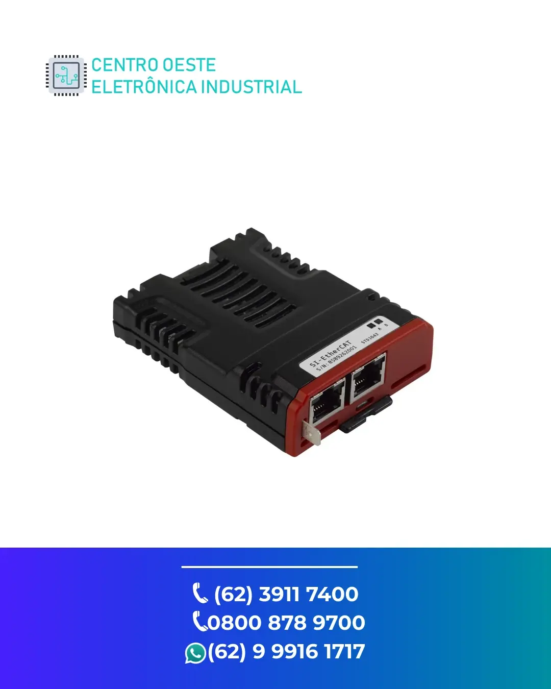ASSISTÊNCIA TÉCNICA REDE CONTROL TECHNIQUES ETHERCAT BRASIL