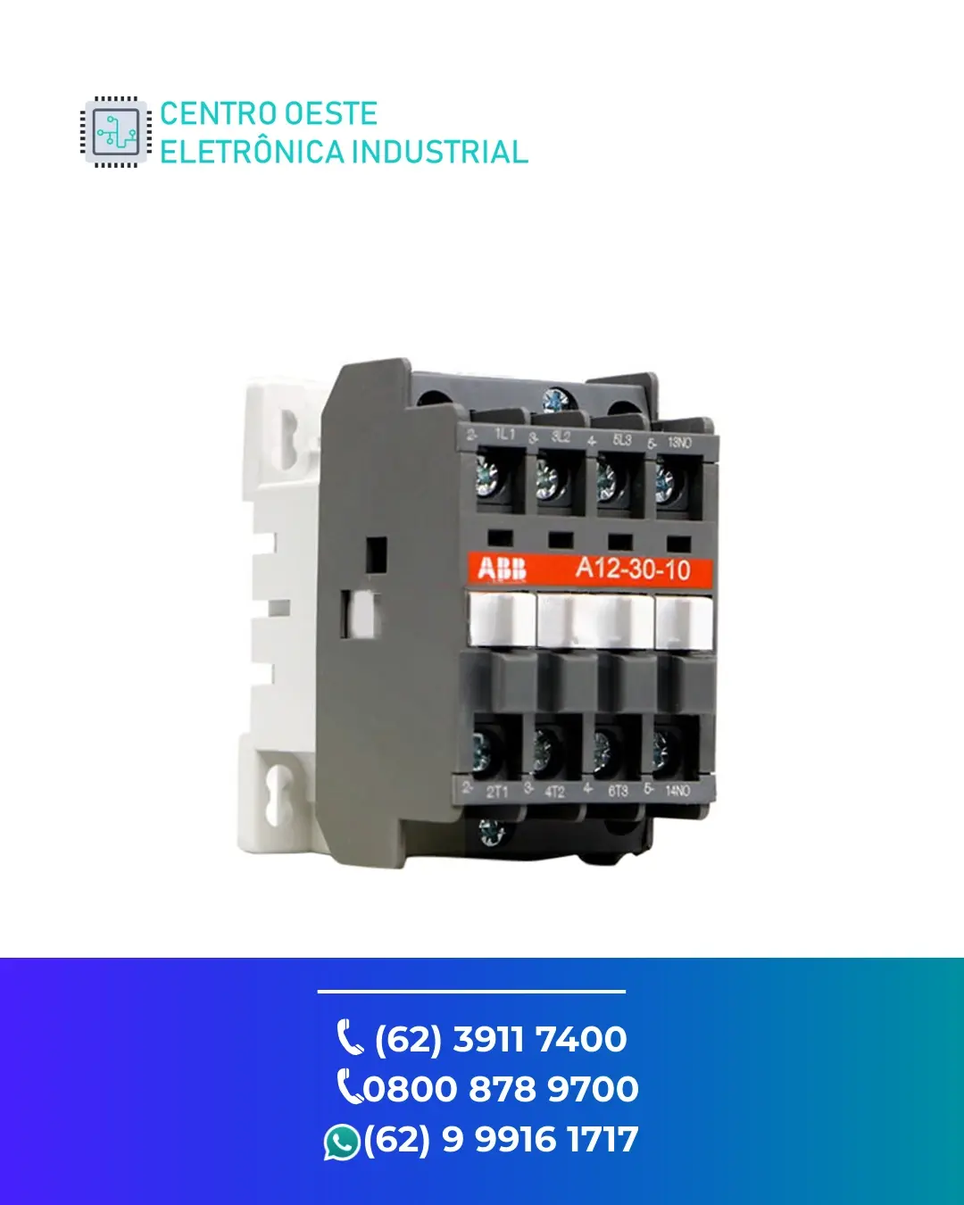 CONSERTO CONTATOR ABB A12 BRASIL