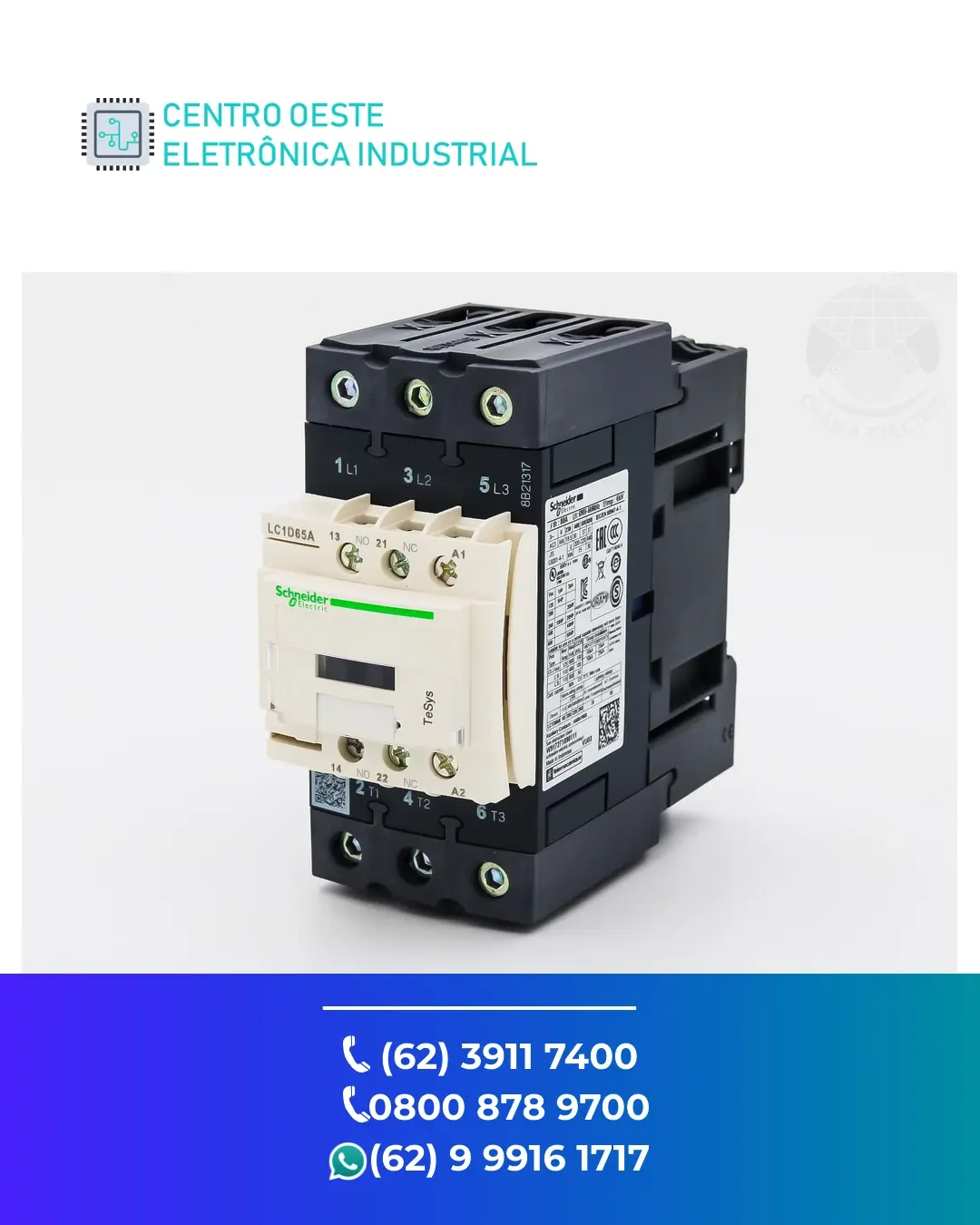 CONSERTO CONTATOR SCHNEIDER LP1D GOIÁS