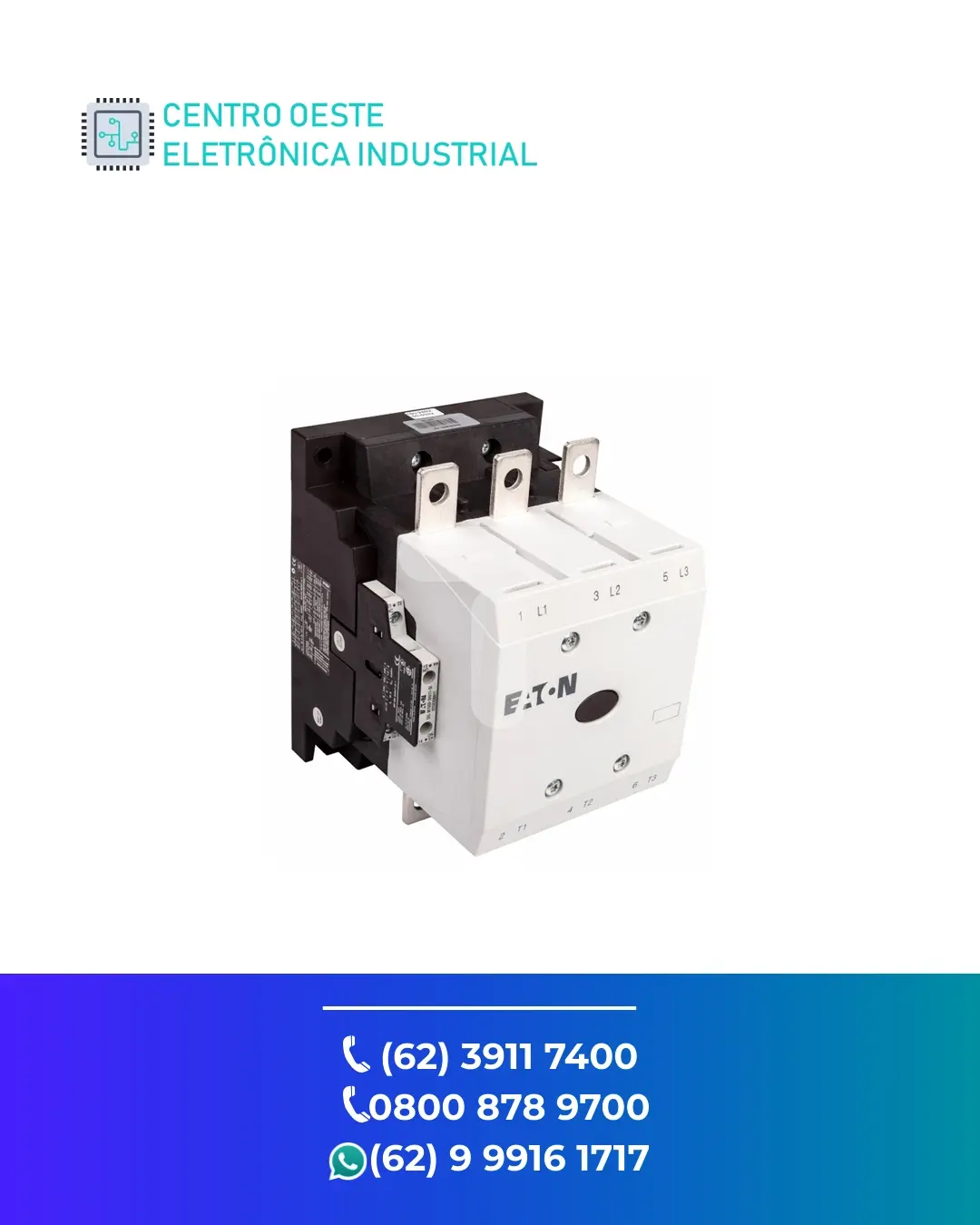 CONSERTO DE CONTATOR EATON DILM185 GOIANIA