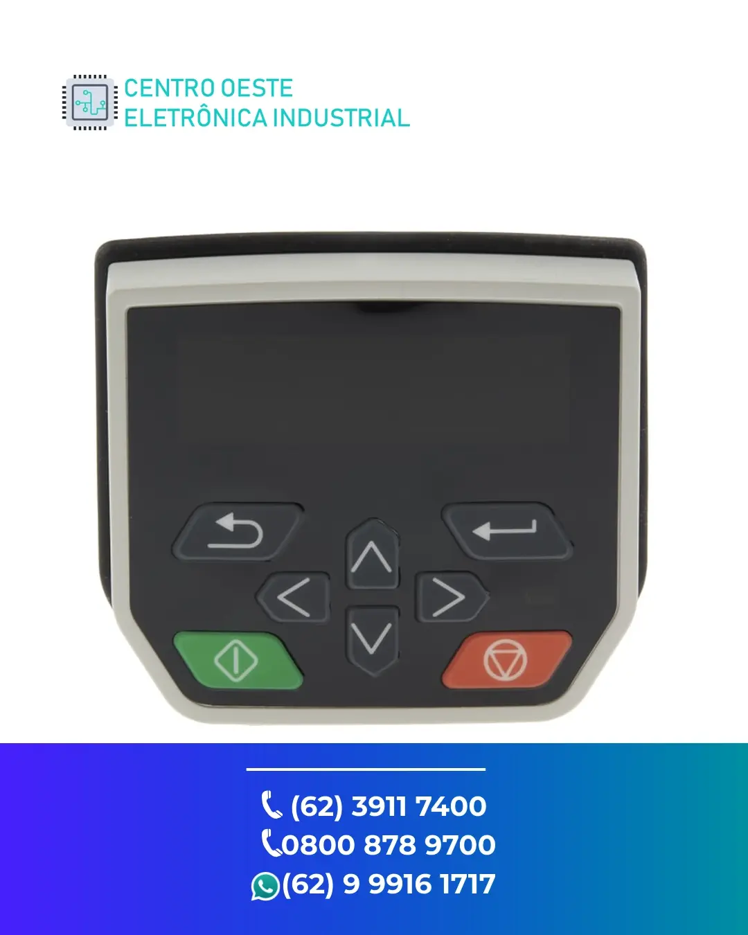 CONSERTO DE IHM CONTROL TECHNIQUES KEYPAD REMOTE BRASIL