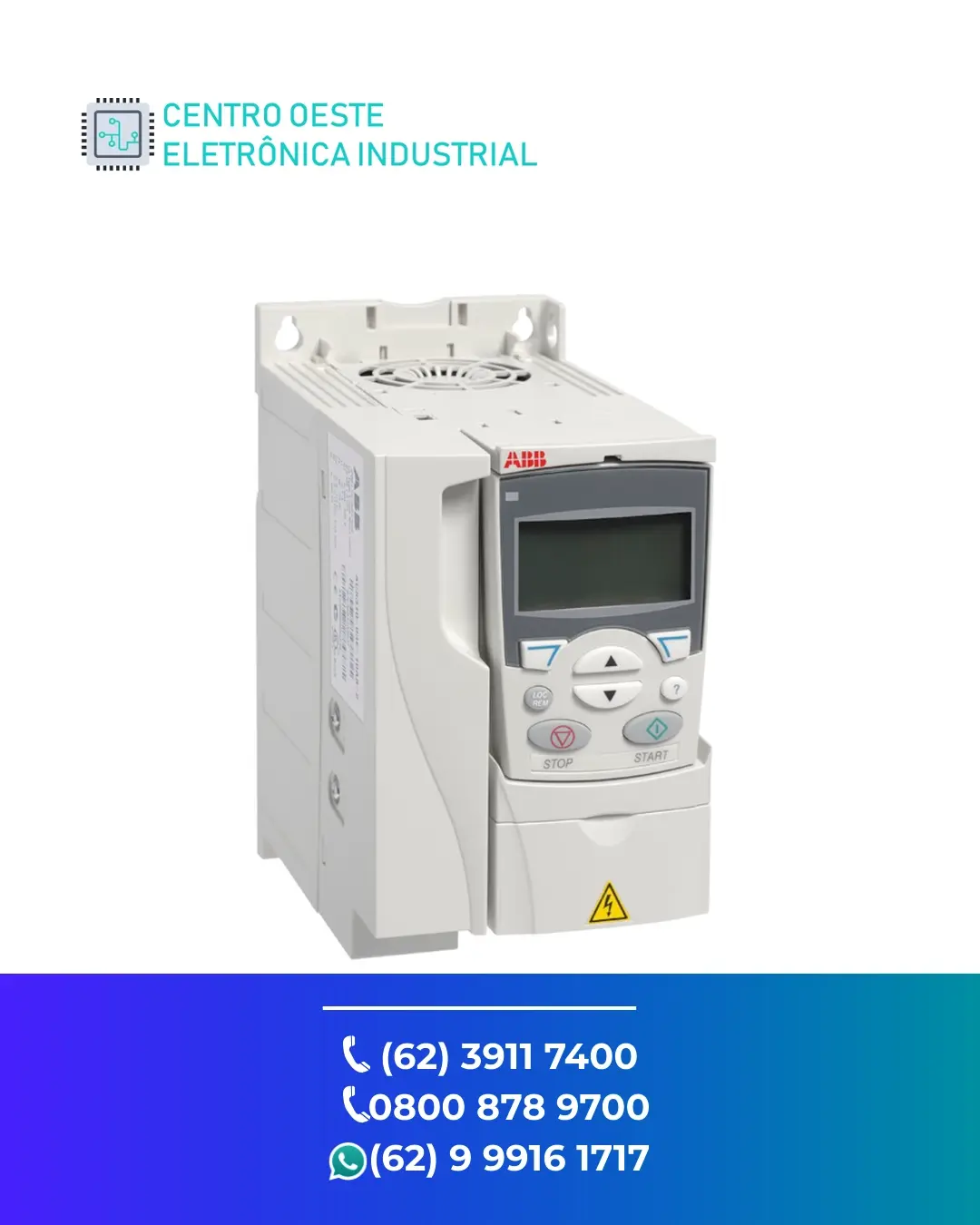 CONSERTO DE INVERSOR ABB ACS310 BRASIL