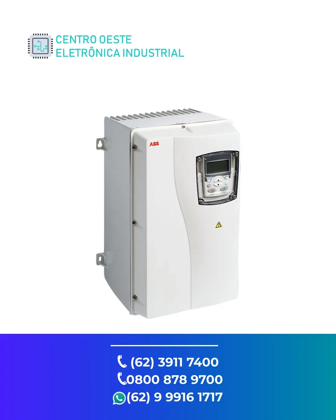 CONSERTO DE INVERSOR ABB ACS350 GOIÁS