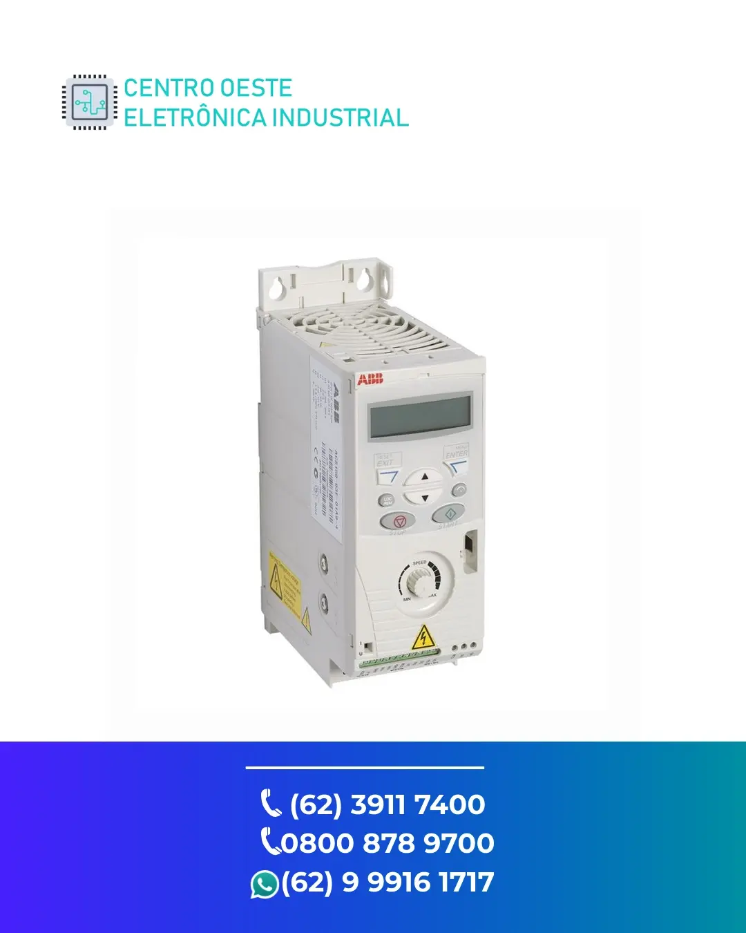 CONSERTO DE INVERSOR ABB MICRODRIVE GOIANIA