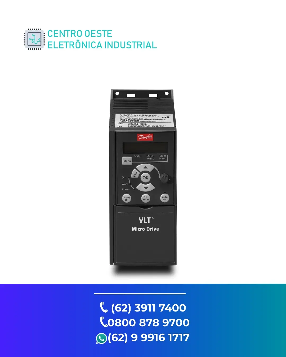 CONSERTO DE INVERSOR DANFOSS VLT MICRODRIVE FC51 BRASIL