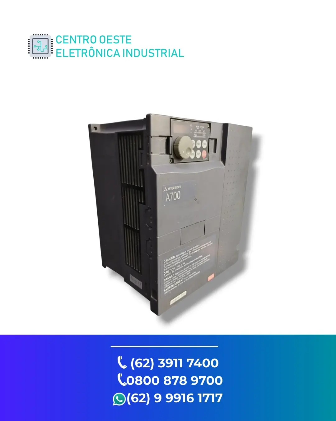 CONSERTO DE INVERSOR MITSUBISHI FR A740 GOIÁS