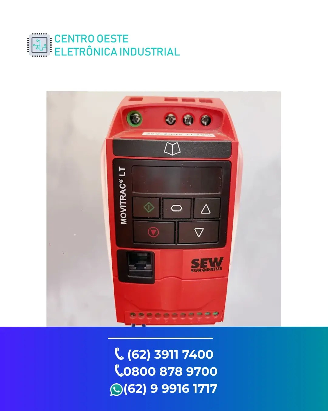 CONSERTO DE INVERSOR SEW EURODRIVE MOVI C CONTROLLER BRASIL