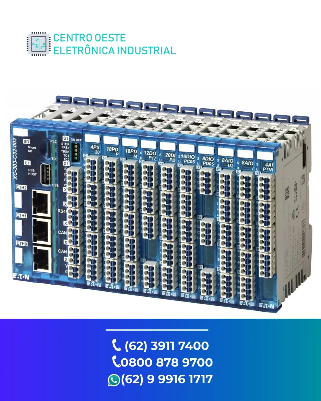 CONSERTO DE PLC EATON XC300 BRASIL