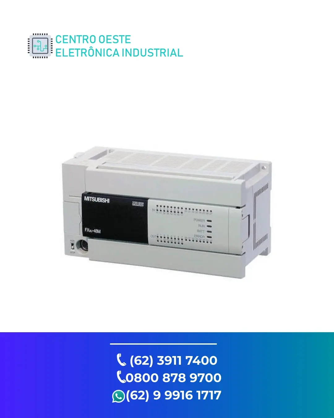 CONSERTO DE PLC MITSUBISHI FX2N BRASIL