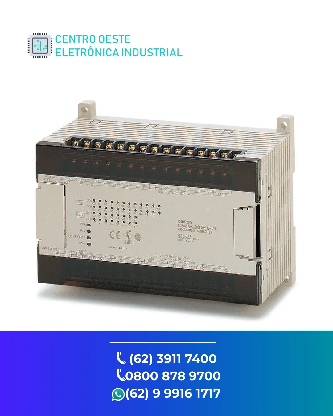 CONSERTO DE PLC OMRON CPM1A GOIÁS