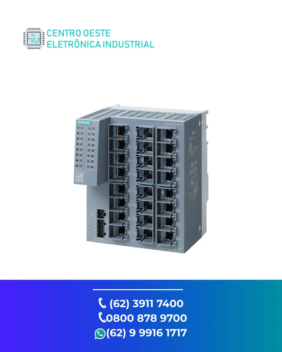 CONSERTO DE REDE SIEMENS SCALANCE X GOIÁS