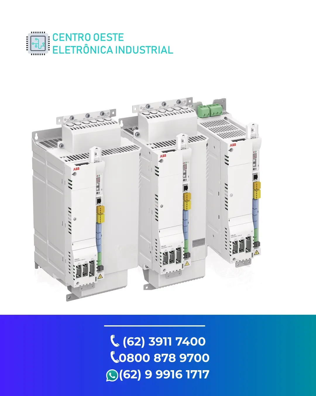 CONSERTO DE SERVO DRIVE ABB MOTIFLEX BRASIL