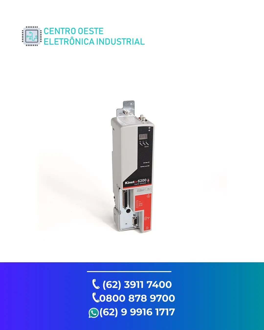 CONSERTO DE SERVO DRIVE ALLEN BRADLEY KINETIX 6200 BRASIL