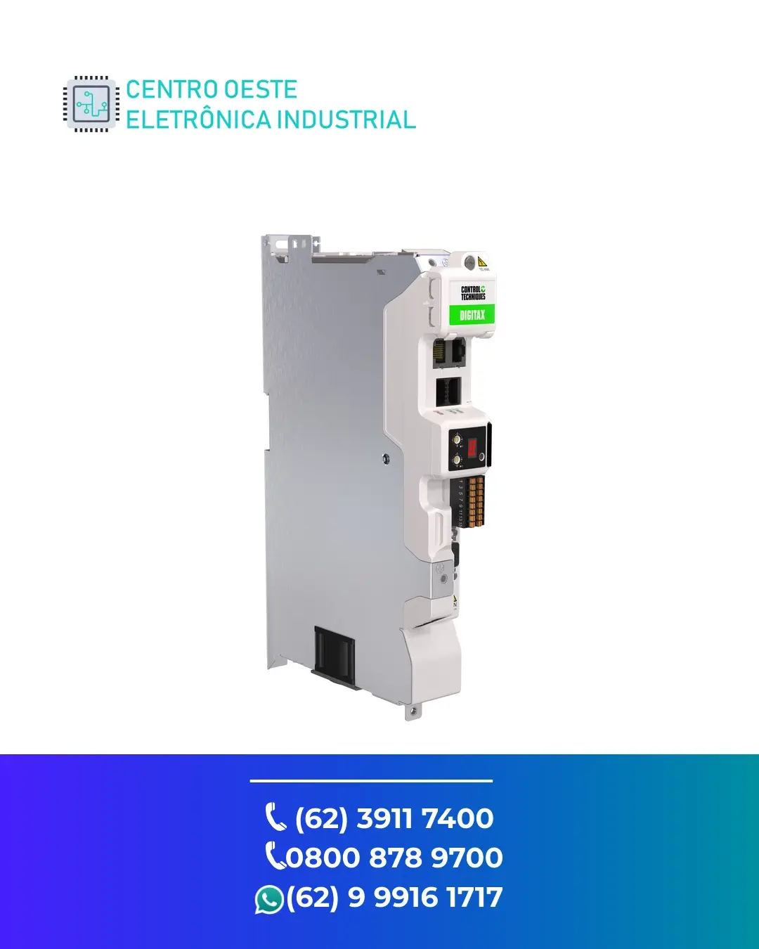 CONSERTO DE SERVO DRIVE CONTROL TECHNIQUES DIGITAX M755 BRASIL