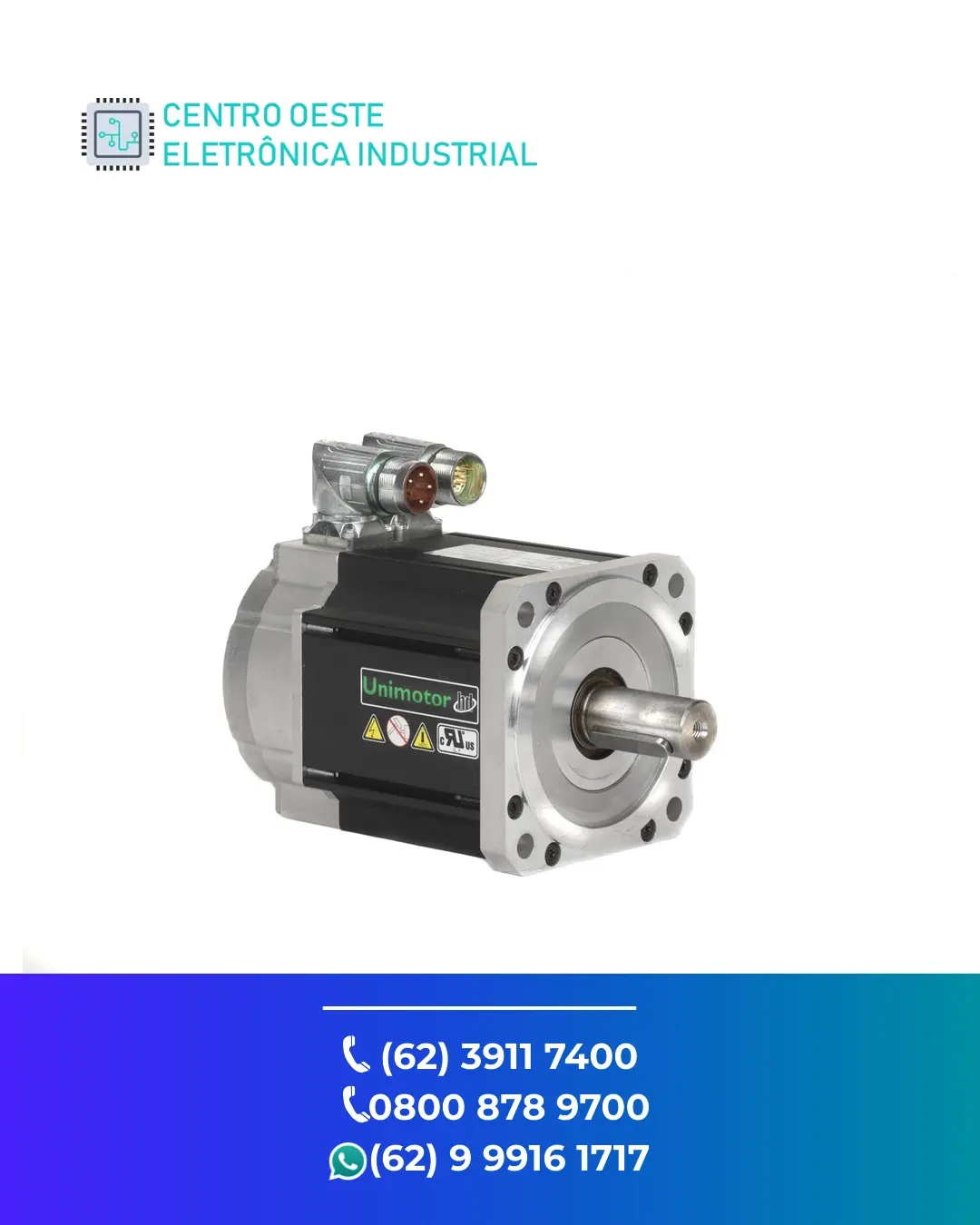 CONSERTO DE SERVO MOTOR CONTROL TECHNIQUES UNIMOTOR BRASIL