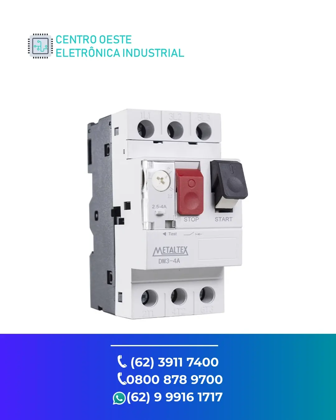 CONSERTO DISJUNTOR MOTOR DELTA MPCB GOIANIA