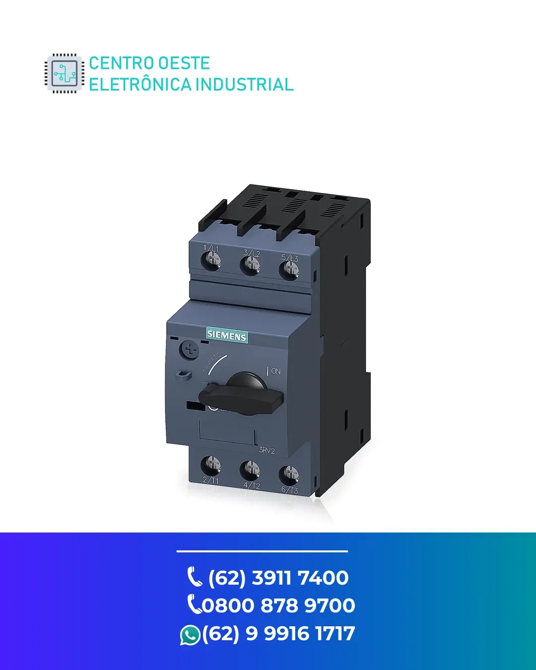 CONSERTO DISJUNTOR MOTOR SIEMENS 3RV60 GOIÁS