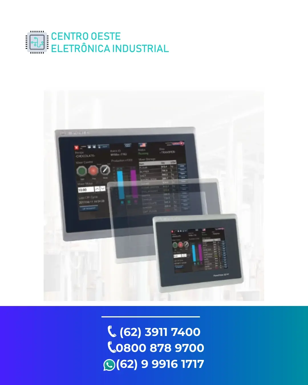 CONSERTO IHM ALLEN BRADLEY PANELVIEW 5000 GOIÁS