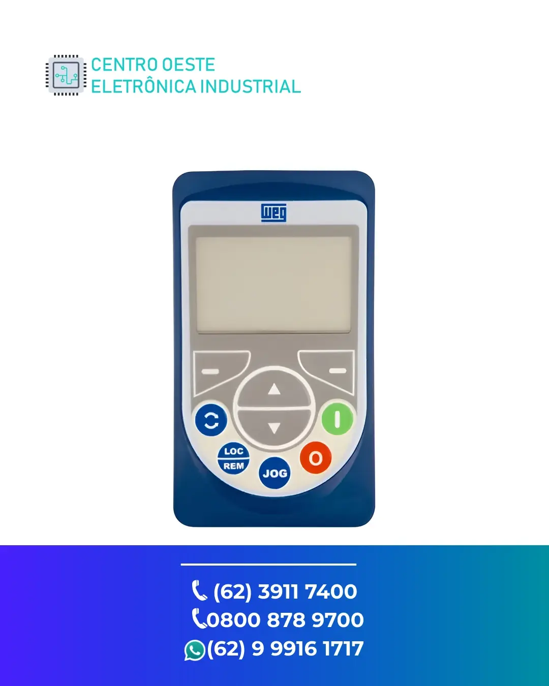 CONSERTO IHM WEG MTW03 GOIÁS