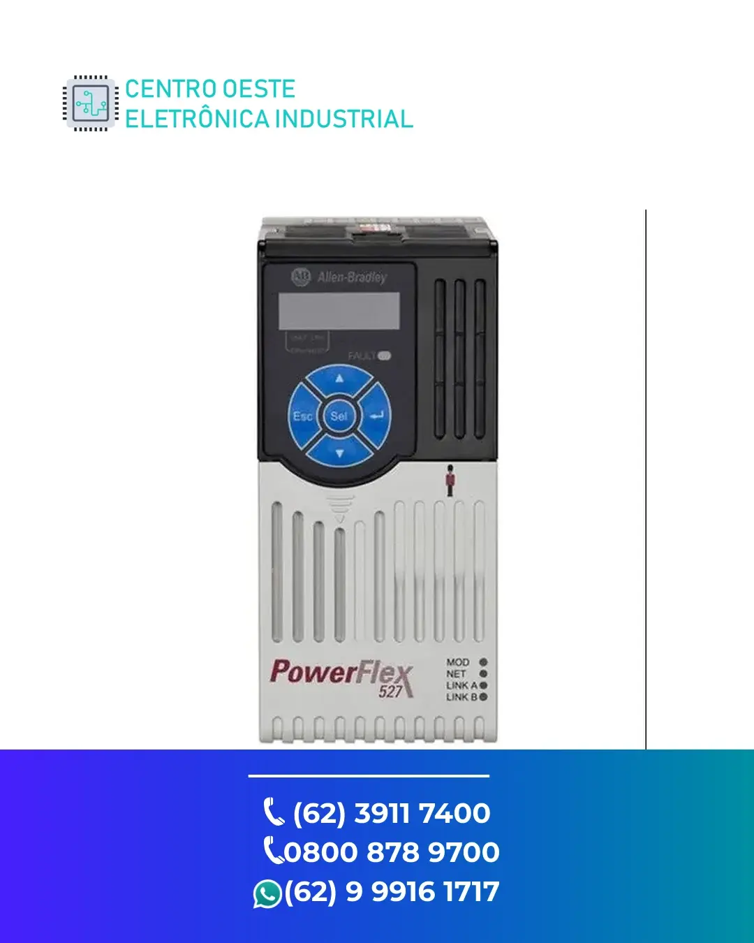 CONSERTO INVERSOR ALLEN BRADLEY POWERFLEX 520 BRASIL