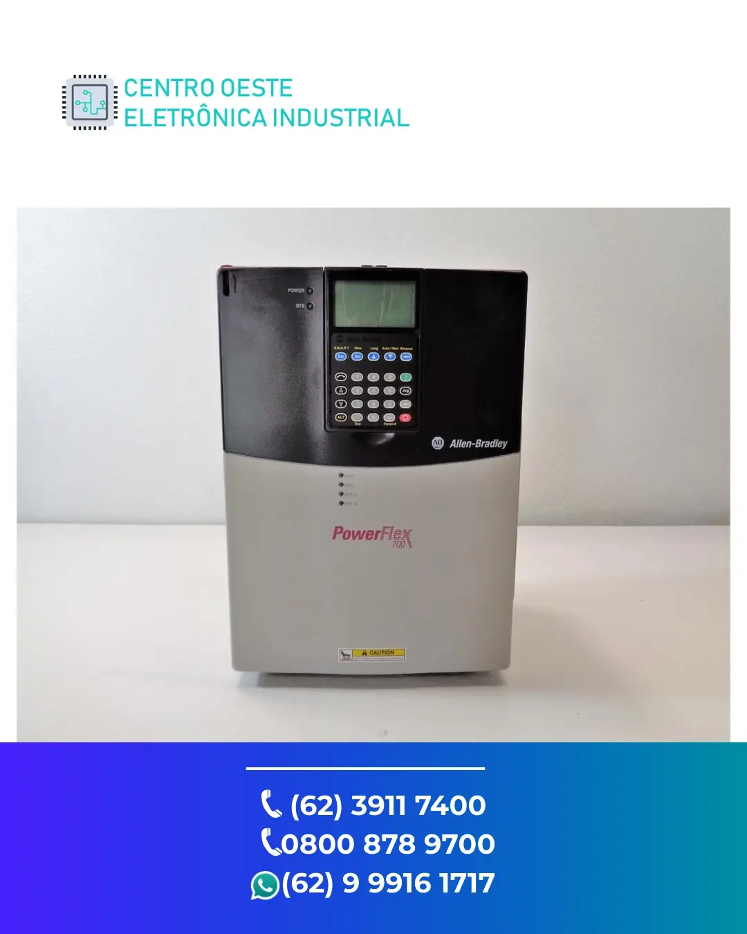 CONSERTO INVERSOR ALLEN BRADLEY POWERFLEX 700 GOIANIA