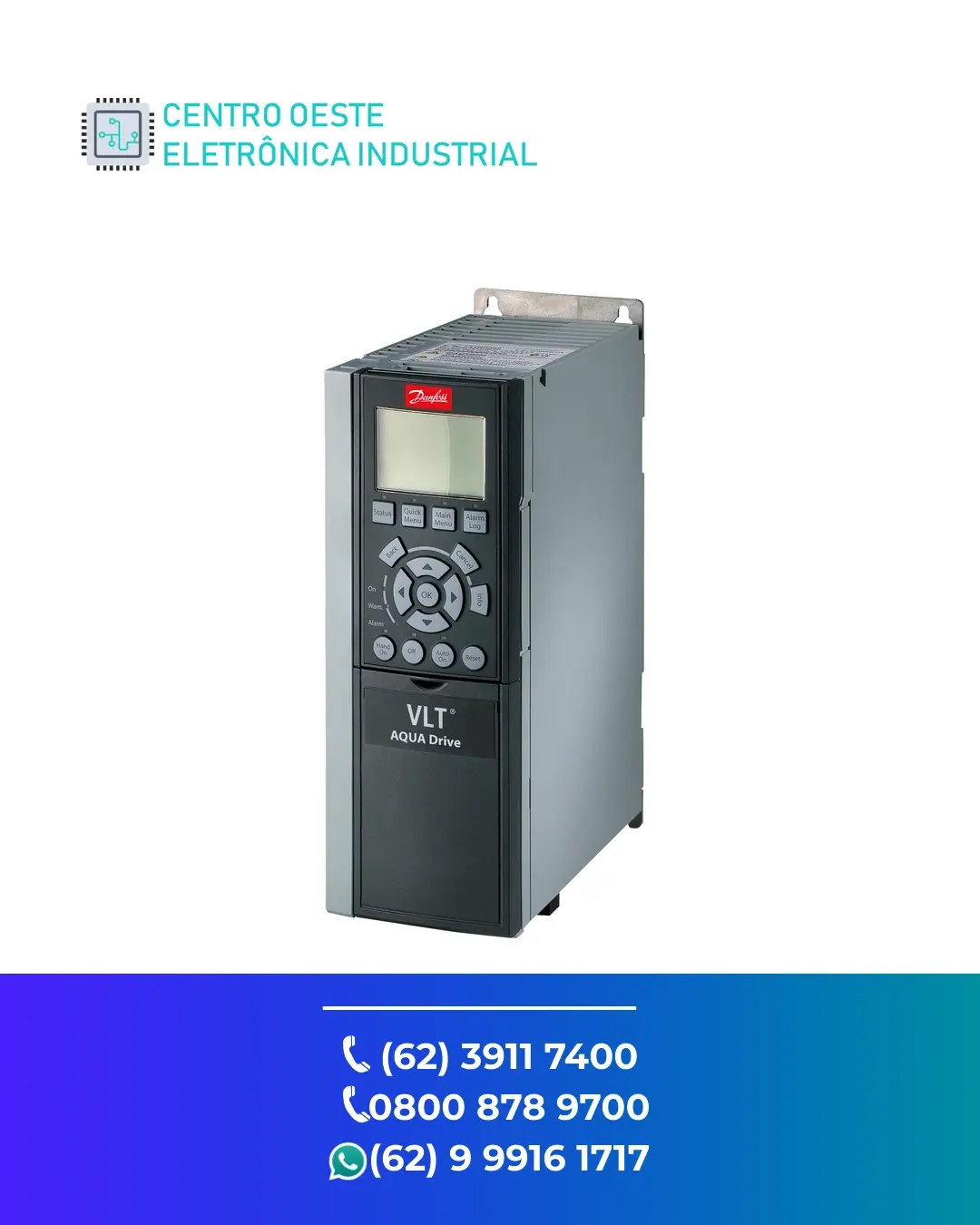 CONSERTO INVERSOR DANFOSS VLT AQUA FC202 GOIANIA