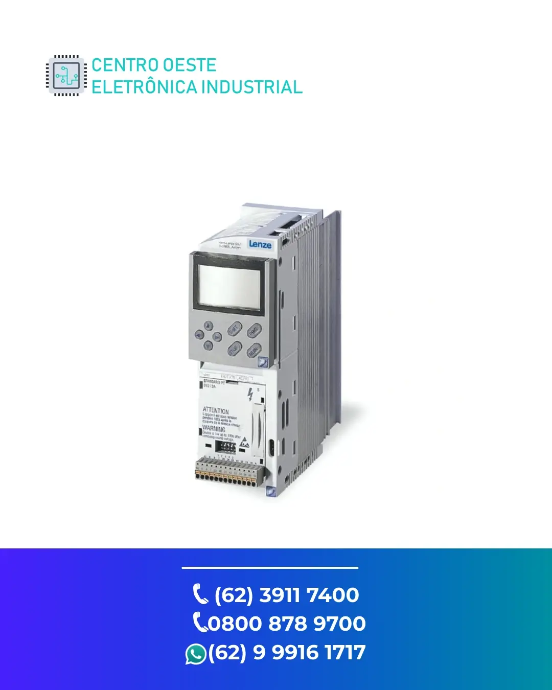 CONSERTO INVERSOR LENZE 8200 MOTEC GOIANIA