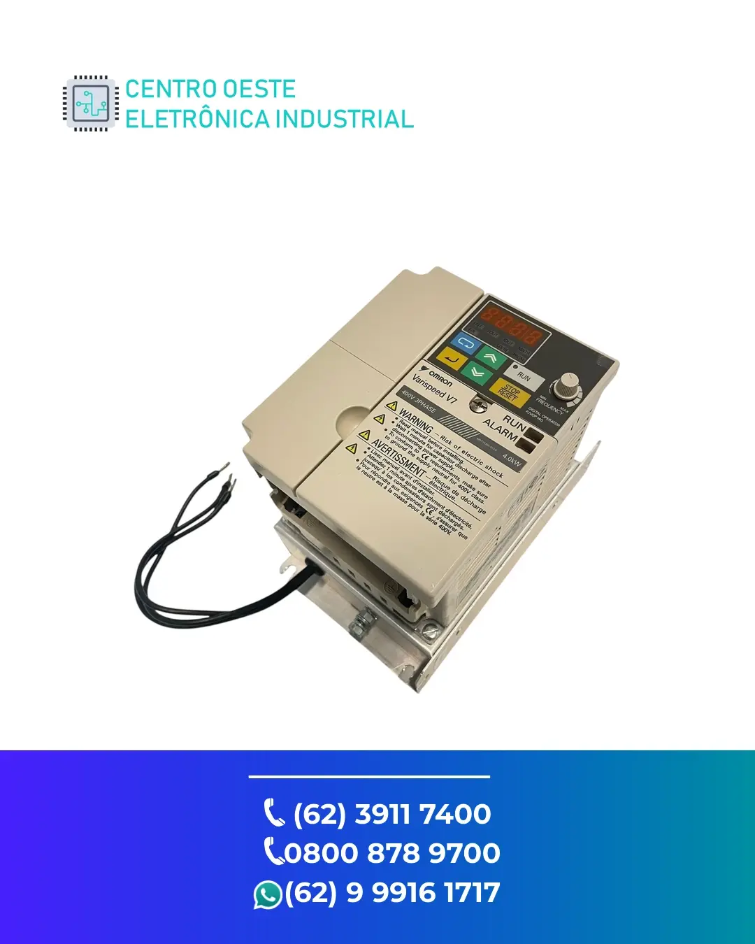 CONSERTO INVERSOR OMRON V7 GOIANIA