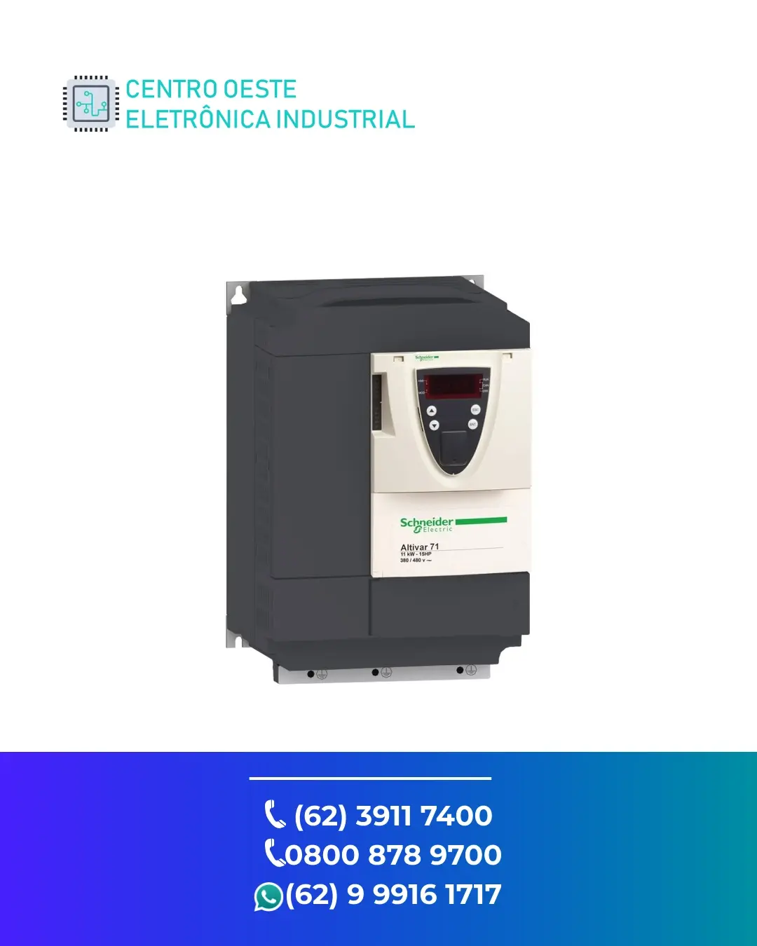 CONSERTO INVERSOR SCHNEIDER ATV61 GOIÁS