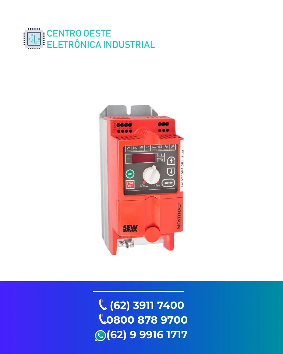 CONSERTO INVERSOR SEW EURODRIVE MOVITRAC 07 GOIÁS