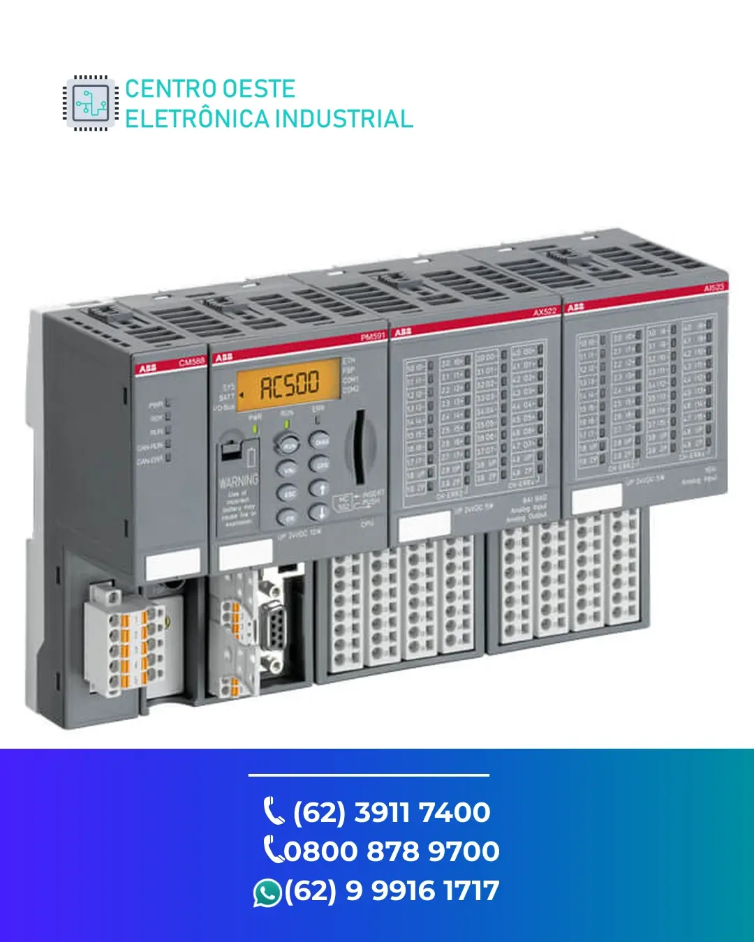 CONSERTO PLC ABB AC500 ECO BRASIL