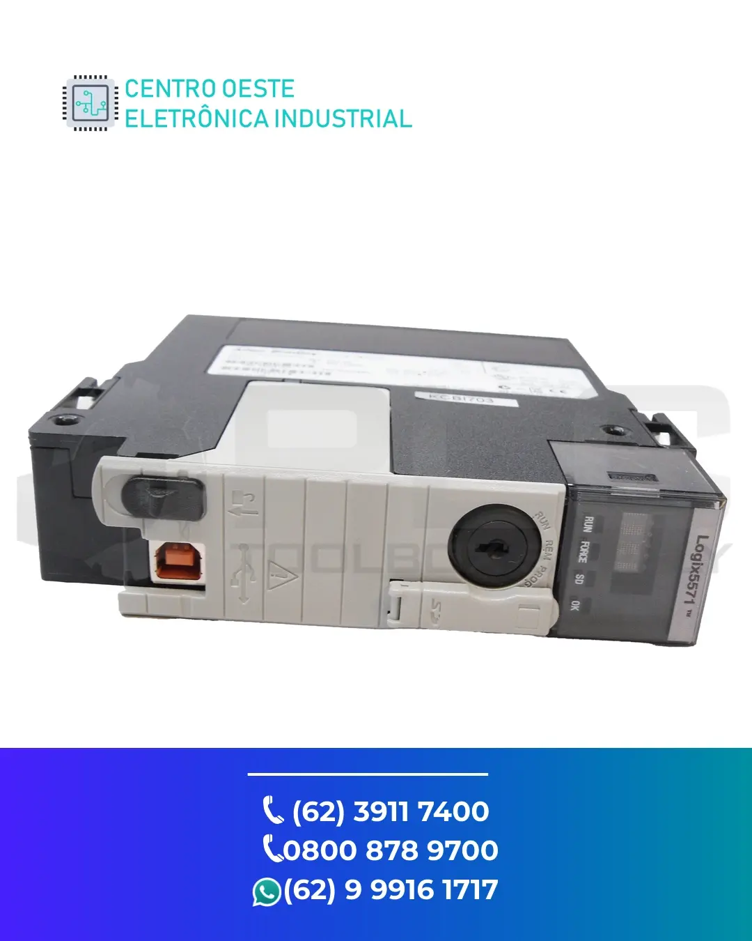CONSERTO PLC ALLEN BRADLEY CONTROLLOGIX L71 GOIANIA