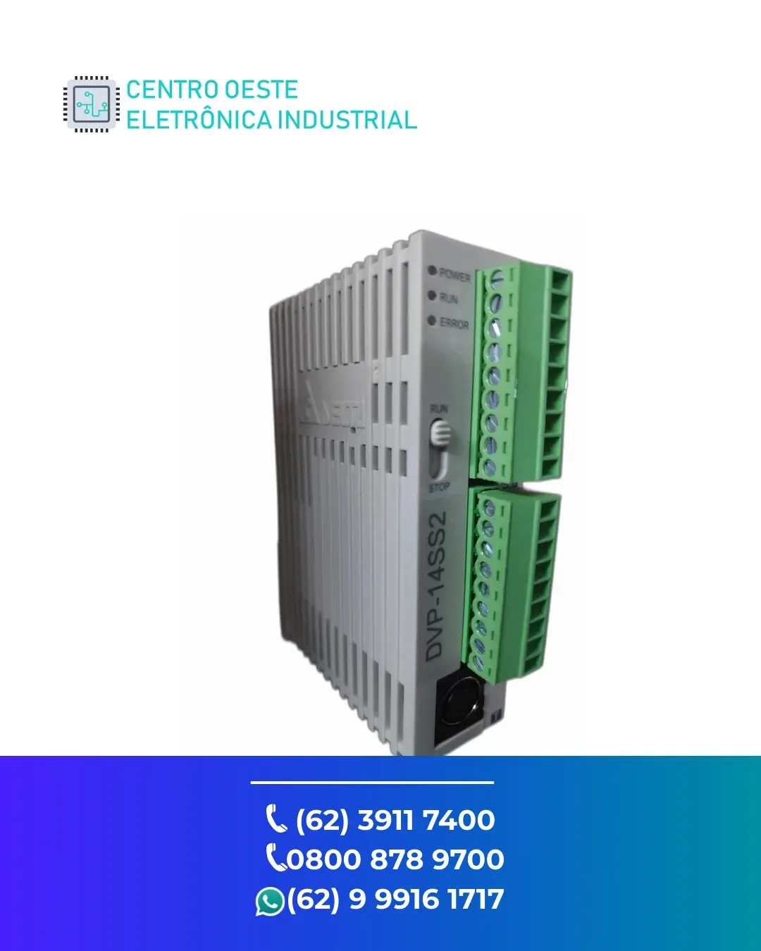 CONSERTO PLC DELTA DVP SS2 GOIÁS