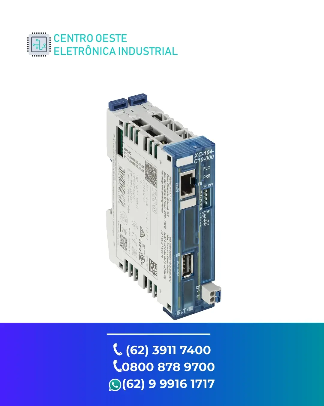 CONSERTO PLC EATON XC200 GOIANIA