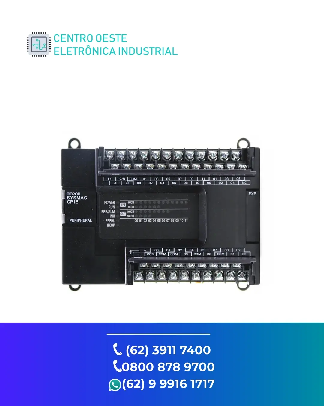 CONSERTO PLC OMRON CP1E GOIANIA